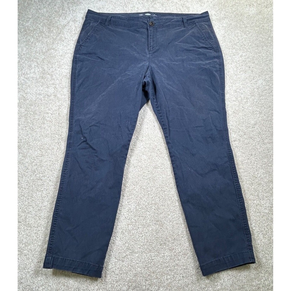 Old Navy Womens Size 18 Blue Khaki Skinny Pants